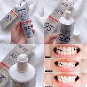 Median Отбеливающая зубная паста с мятой  Dental IQ 93% White