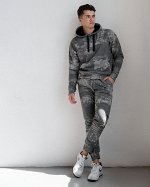 Брюки DICH: Joggers TieDye Dark Gray