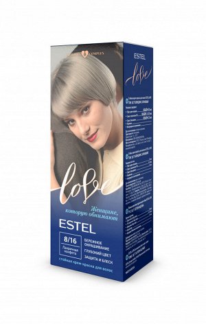 EL8/16 Стойкая крем-краска  для волос ESTEL LOVE тон 8/16 Лакричная конфета