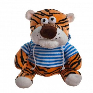 Мягкая игрушка «Тигр в полосатой кофте», 16 см