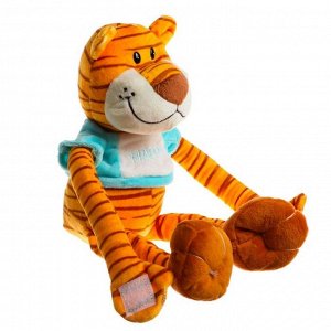 Мягкая игрушка «Тигр в футболке», на липучке