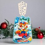 Доска разделочная &quot;Год Тигра. Здоровья&quot;, лакированная, дерево