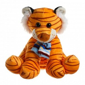 Мягкая игрушка-копилка «Тигр с шарфом»