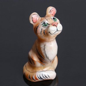 Сувенир Тигр "Том" ,8,5х5см, селенит