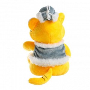 Мягкая игрушка «Тигр», в зимней одежде, 18 см