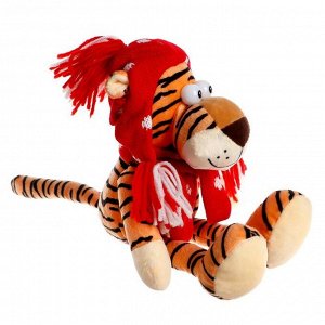 Мягкая игрушка «Тигр в шапочке», 16 см
