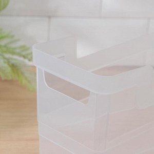Контейнер для хранения Tule, 7 л, 33,8x13x20,1 см, цвет прозрачный
