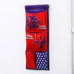 Кармашки вертикальные настенные &quot;Супер герой&quot; 18х45 см, Человек - паук
