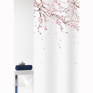 Штора для ванной комнаты Sakura, 180х200 см