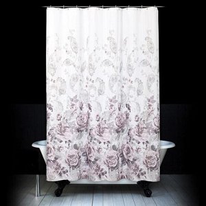 Штора для ванной комнаты «Романтика», 180х200 см
