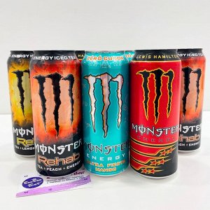 Monster Rehab Peach Tea 500ml - Монстр Чай со вкусом персика