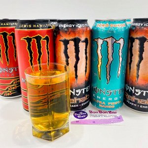 Monster Rehab Peach Tea 500ml - Монстр Чай со вкусом персика