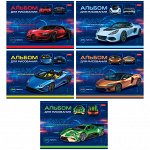 Альбом для рисования 24л., А4, на скрепке Hatber &quot;Car Design&quot;