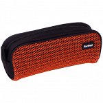 Пенал мягкий 1 отделение, 210*85*60 Berlingo &quot;Orange mesh&quot;, полиэстер