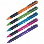 Ручка шариковая МНОГОЦВЕТНАЯ автоматическая Berlingo &quot;&quot;Multicolor&quot;&quot; 04цв., 0,7мм, ассорти