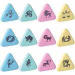 Ластик Berlingo &quot;Horoscope&quot;, треугольный, натуральный каучук, 35,7*35,7*9мм
