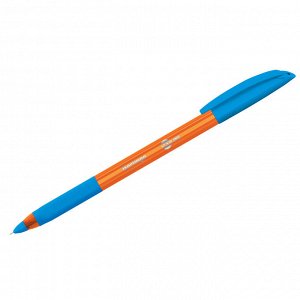 Ручка шариковая Berlingo ""Skyline"" светло-синяя, 0,7мм, игольчатый стержень, грип