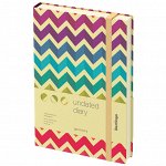 Ежедневник недатир. A5, 136л., кожзам, Berlingo &quot;Geometry&quot;, с рисунком