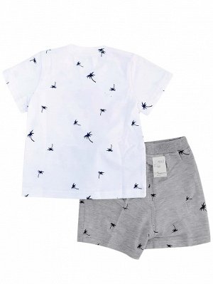 YINGZIFANG Шорты и футболка с оригинальным принтом для мальчиков