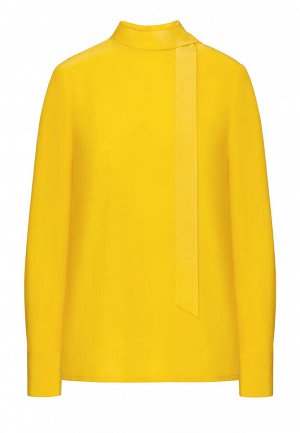 Блузка из вискозы, цвет желтый