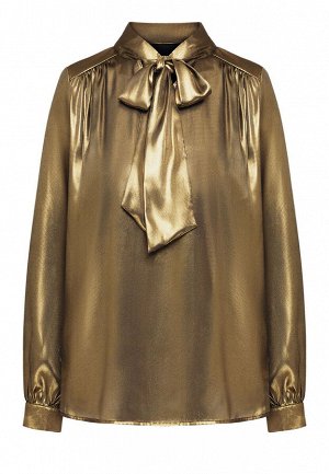 Блузка, цвет бронзово-золотистый