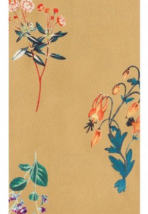 Блузка с набивным рисунком, цвет оливковый