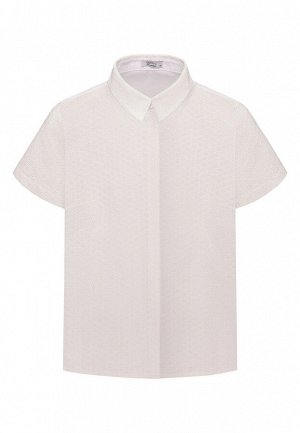 Блузка из вышитого хлопка, цвет белый