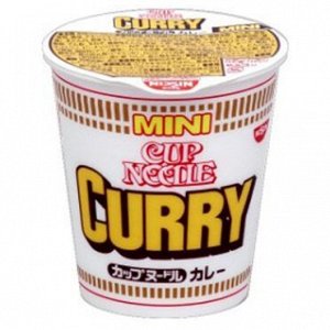 Nisshin Foods Cup Noodle Curry Mini