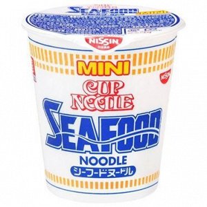 Nissin Foods Лапша с морепродуктами, мини