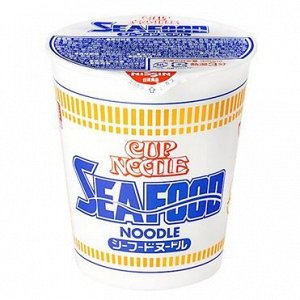Nisshin Foods Cup Noodle Лапша с морепродуктами