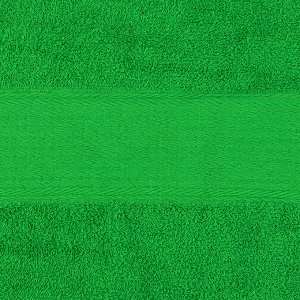 Полотенце махровое 70х130см, гладкокрашенное, 325г/м2, зеленый (Россия)
