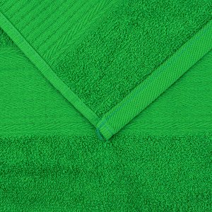 Полотенце махровое 70х130см, гладкокрашенное, 325г/м2, зеленый (Россия)