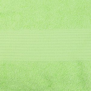 Полотенце махровое 70х130см, гладкокрашенное, 325г/м2, пастельно-зеленый (Россия)