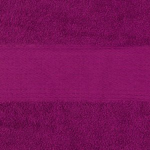 Полотенце махровое 70х130см, гладкокрашенное, 325г/м2, пурпурный (Россия)
