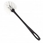 &quot;Tule Black&quot; Ерш унитазный 8х34см, пластмассовая ручка, черный (Россия)