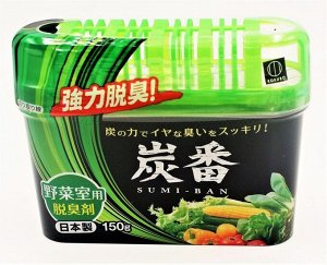 Поглотитель запаха д/холодильника "Овощная камера" Kokubo Sumiban Vegetable Room Deodorizer 150 гр, шт