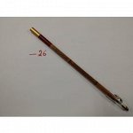 26 Карандаш с сурьмой для макияжа глаз и губ + точилка БОРДОВЫЙ ЯРКИЙ
