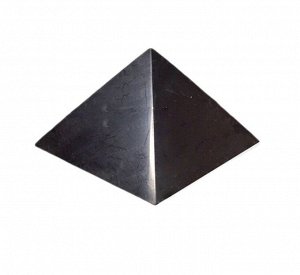 Полированная Пирамида из Шунгита 4 см Карелия