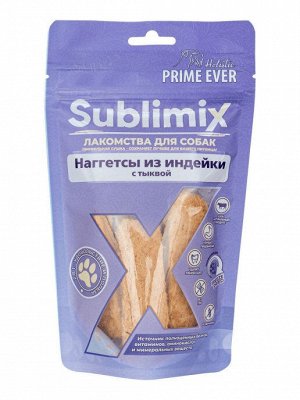 Prime Ever Sublimix Наггетсы из индейки с тыквой лакомство для собак 0,06 кг