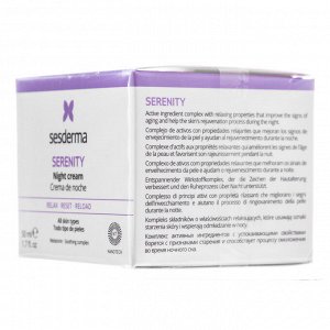 Сесдерма Ночной крем для лица, 50 мл (Sesderma, Serenity)