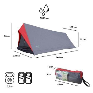 Палатка легкая Minicasa (10)