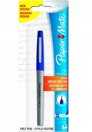 Ручка капиллярная P.M.Flair UF в блистере син.