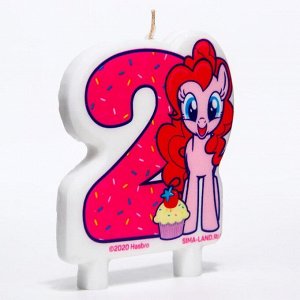 Свеча в торт цифра 2, Little Pony