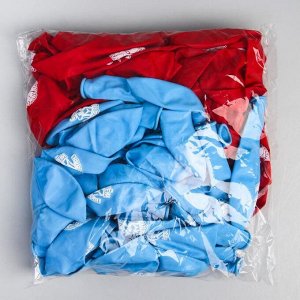 Воздушные шары "С Днем Рождения", Человек-паук (набор 100 шт) 12 дюйм