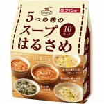 Суп Daisho Харусаме 5 вкусов 10 порций (коричневая пачка), 164,6г, м/у