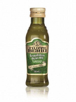 Оливковое масло Filippo Berio нераф. Extra Virgin ст/б 0,25л, (1х12)(#24) Италия, (шк 0105)