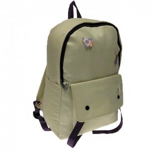Оверсайз рюкзак Setron A4 из износостойкой ткани сливочного цвета.