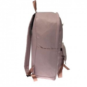 Оверсайз рюкзак Setron A4 из износостойкой ткани пудрового цвета