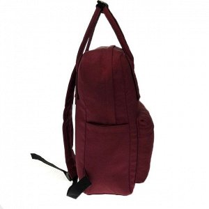 Рюкзак кэжуал Lovekky A4 из износостойкой ткани гранатового цвета.