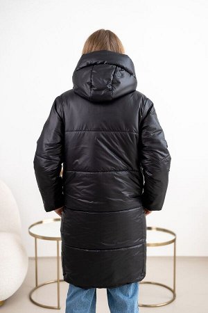 Пальто зимнее 'Онли' черный